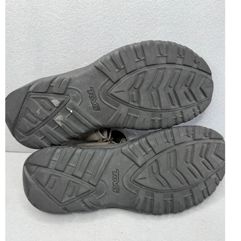 Teva Katavi 2 Mens Sports Trail Hiking Sandals Brown Suede Mesh Straps Size 11